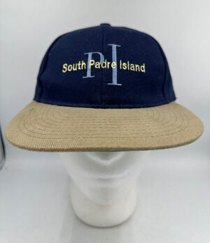 South Padre Island Hat Baseball Dad Cap Two Tone Vacation Beach Texas